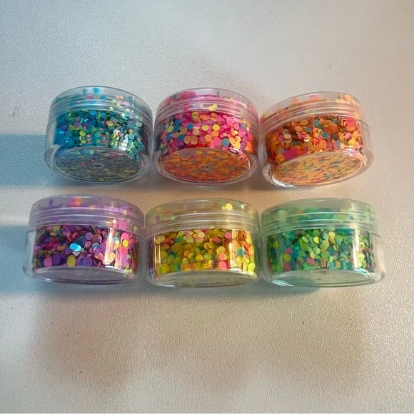 6 Color Nail Confetti - Picture 3 of 11